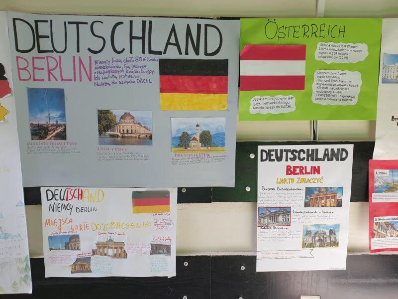 Przykładowe plakaty uczniów z okazji Europejskiego Dnia Języków Obcych